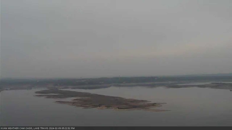 Lake Travis webcam, February 9, 2024 5:25 PM CT