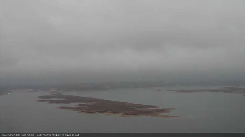 Lake Travis webcam, February 10, 2024 9:45 AM CT