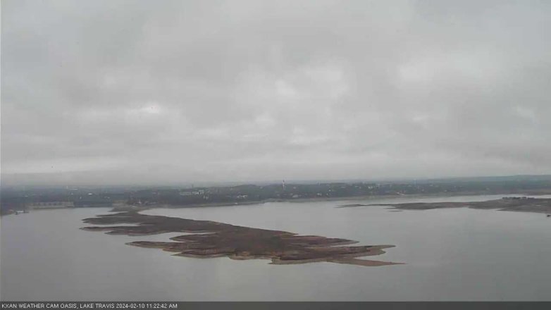 Lake Travis webcam, February 10, 2024 11:25 AM CT