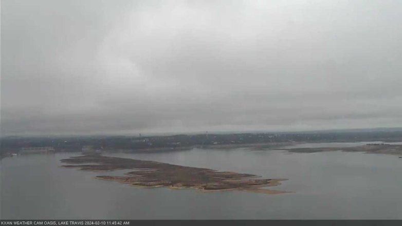 Lake Travis webcam, February 10, 2024 11:45 AM CT