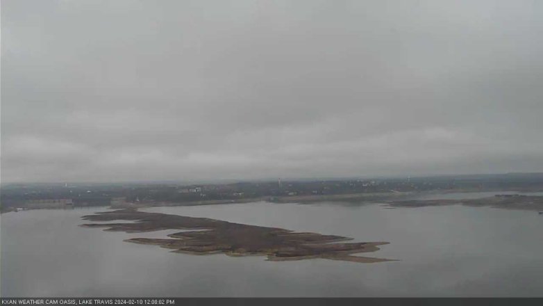 Lake Travis webcam, February 10, 2024 12:00 PM CT