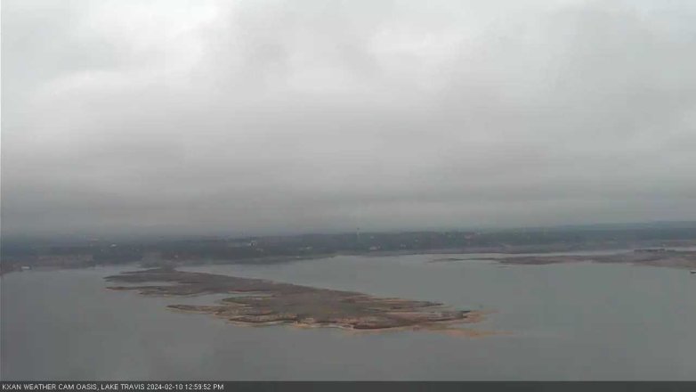 Lake Travis webcam, February 10, 2024 1:00 PM CT