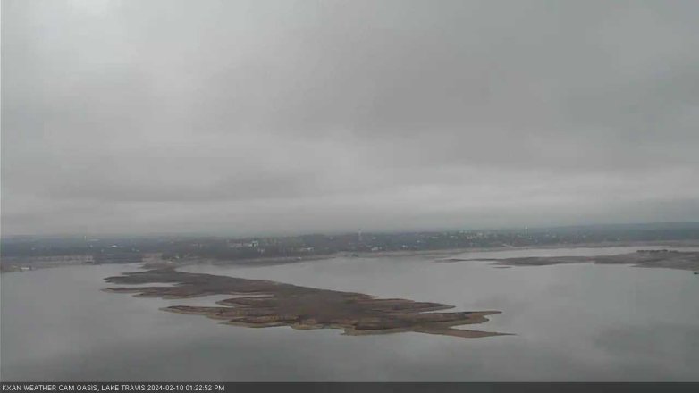 Lake Travis webcam, February 10, 2024 1:25 PM CT