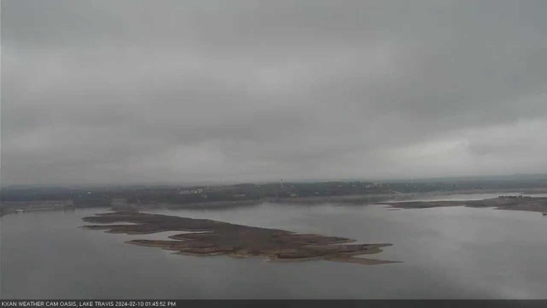Lake Travis webcam, February 10, 2024 1:45 PM CT