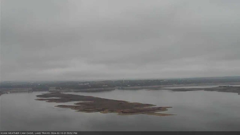 Lake Travis webcam, February 10, 2024 2:00 PM CT