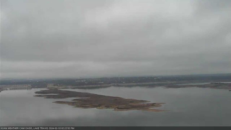 Lake Travis webcam, February 10, 2024 2:25 PM CT