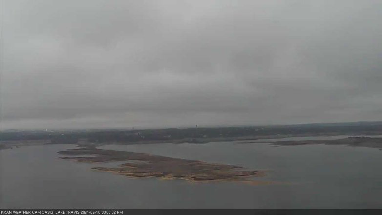 Lake Travis webcam, February 10, 2024 3:00 PM CT