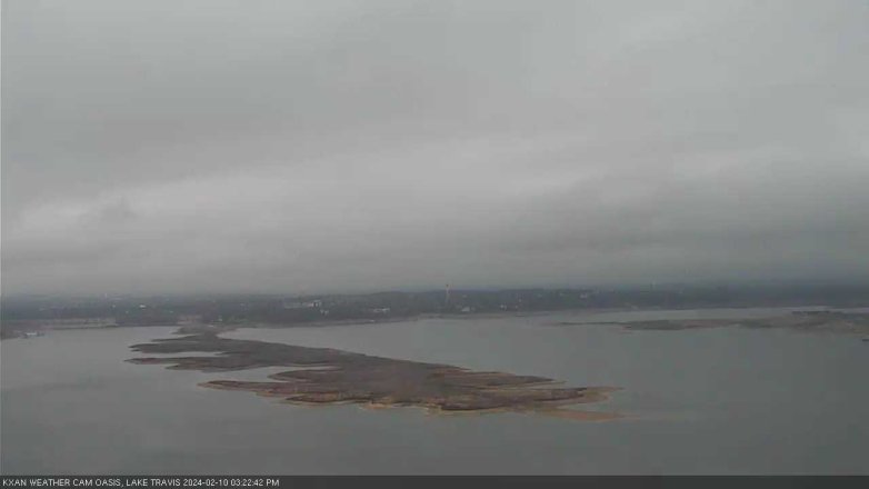 Lake Travis webcam, February 10, 2024 3:25 PM CT