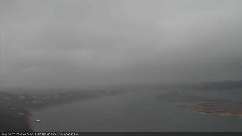 Lake Travis webcam, February 10, 2024 3:45 PM CT