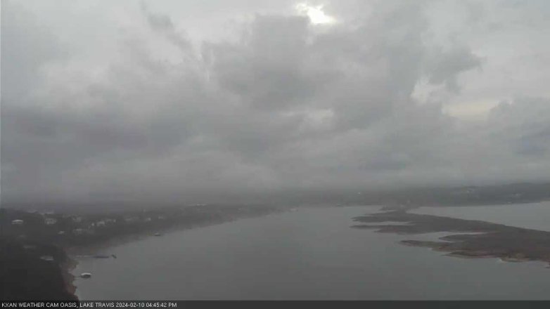 Lake Travis webcam, February 10, 2024 4:45 PM CT