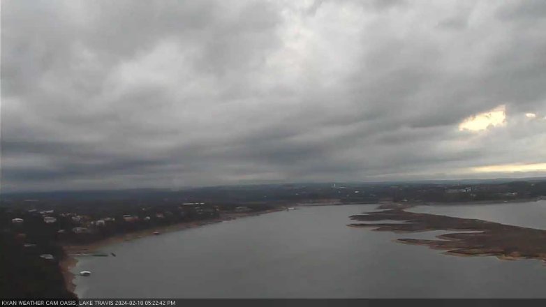 Lake Travis webcam, February 10, 2024 5:25 PM CT
