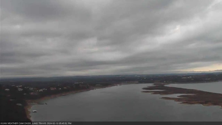 Lake Travis webcam, February 10, 2024 5:45 PM CT