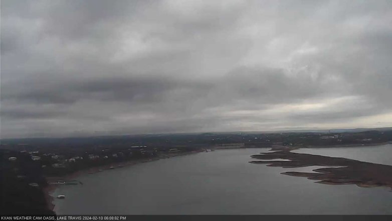 Lake Travis webcam, February 10, 2024 6:00 PM CT