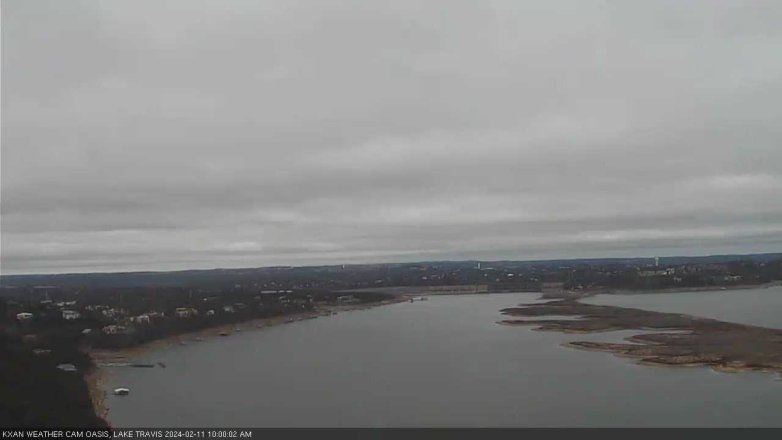 Lake Travis webcam, February 11, 2024 10:00 AM CT