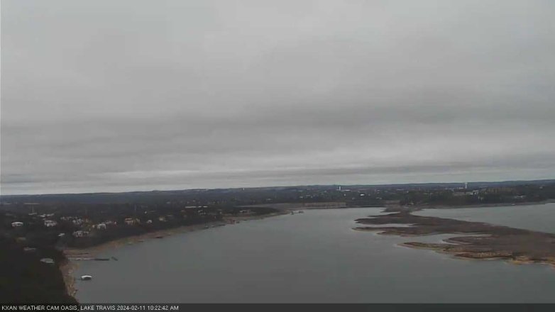 Lake Travis webcam, February 11, 2024 10:25 AM CT
