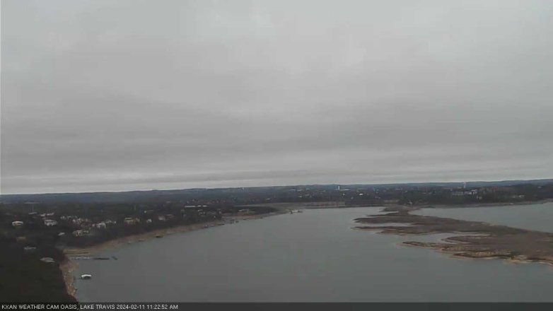 Lake Travis webcam, February 11, 2024 11:25 AM CT