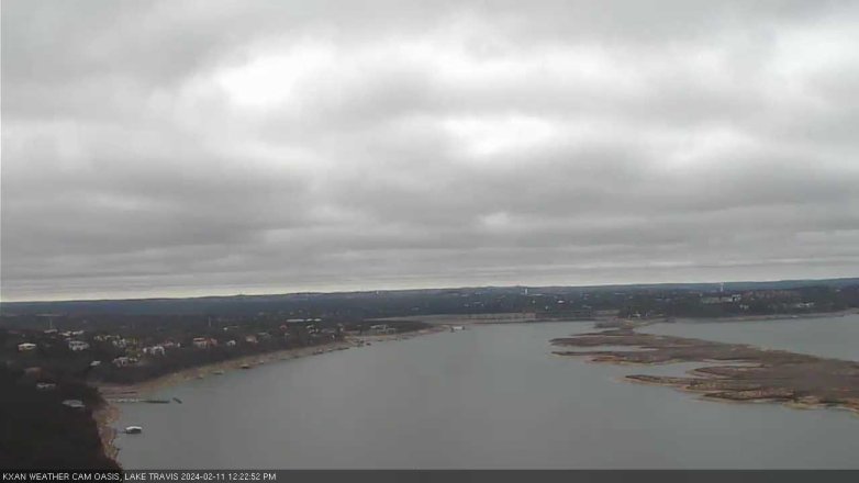 Lake Travis webcam, February 11, 2024 12:25 PM CT