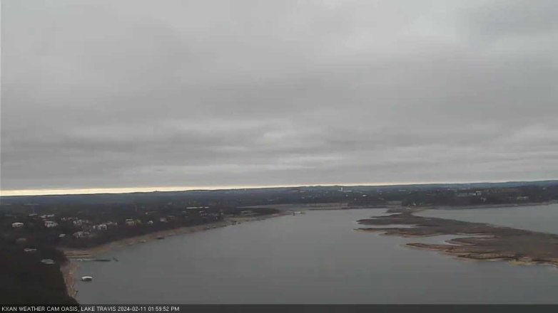Lake Travis webcam, February 11, 2024 2:00 PM CT