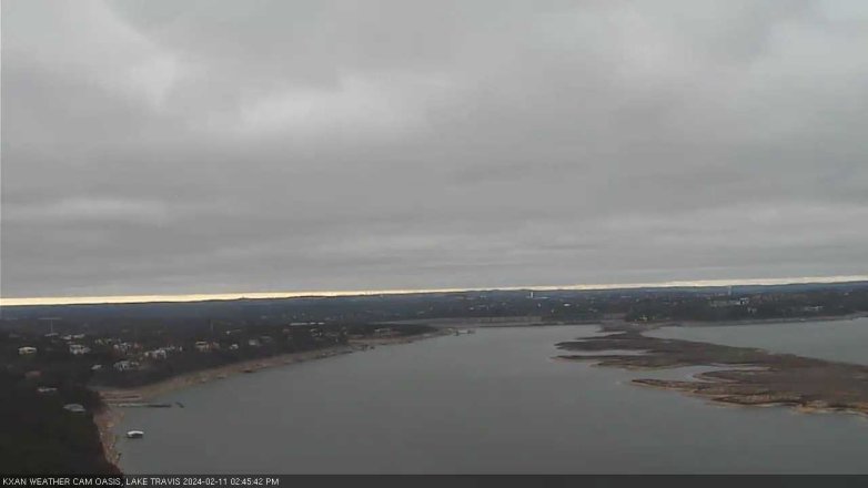 Lake Travis webcam, February 11, 2024 2:45 PM CT