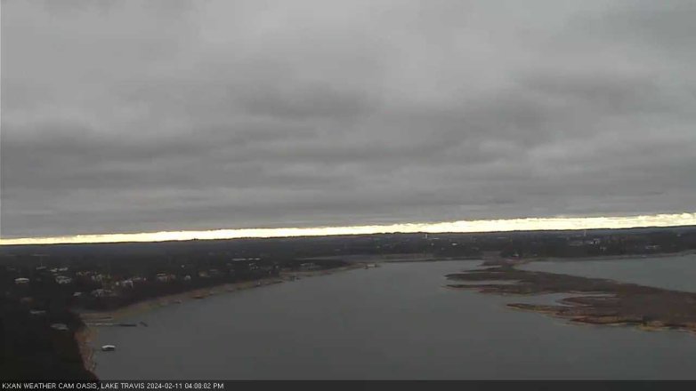 Lake Travis webcam, February 11, 2024 4:00 PM CT