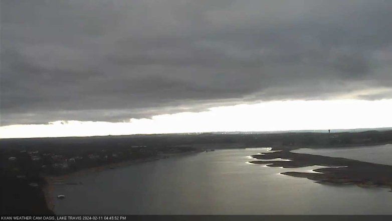 Lake Travis webcam, February 11, 2024 4:45 PM CT