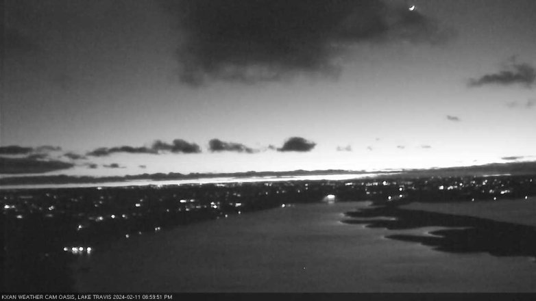 Lake Travis webcam, February 11, 2024 7:00 PM CT
