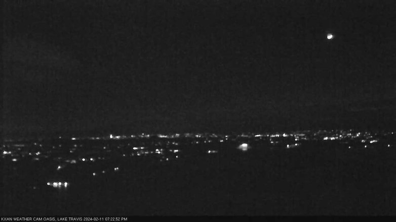 Lake Travis webcam, February 11, 2024 7:25 PM CT