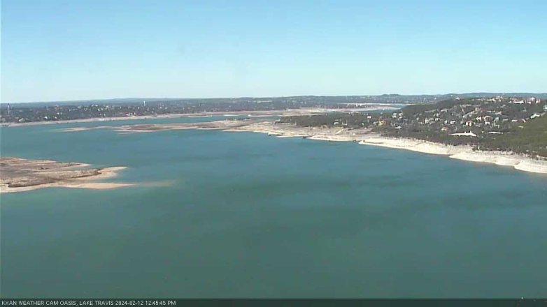 Lake Travis webcam, February 12, 2024 12:45 PM CT