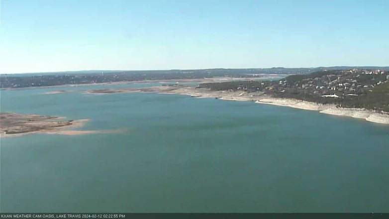 Lake Travis webcam, February 12, 2024 2:25 PM CT