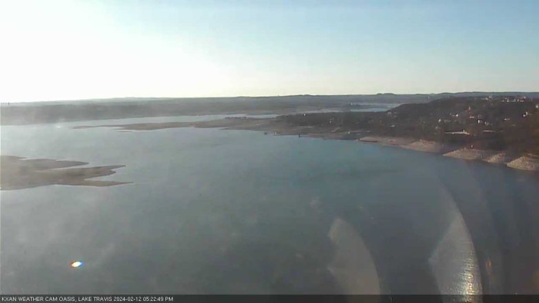 Lake Travis webcam, February 12, 2024 5:25 PM CT