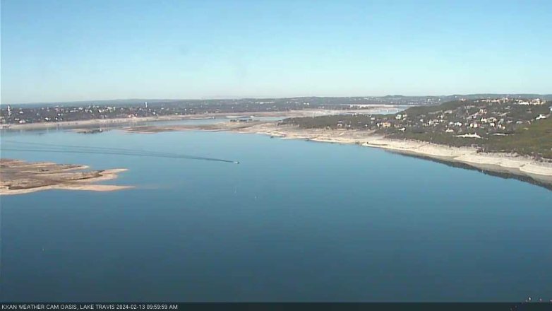 Lake Travis webcam, February 13, 2024 10:00 AM CT
