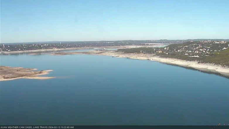 Lake Travis webcam, February 13, 2024 10:25 AM CT