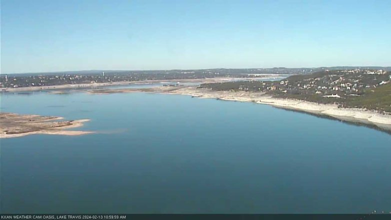 Lake Travis webcam, February 13, 2024 11:00 AM CT