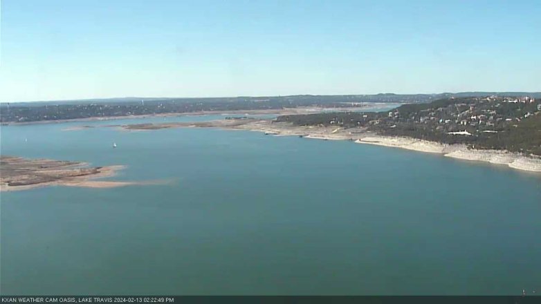 Lake Travis webcam, February 13, 2024 2:25 PM CT