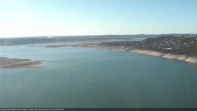 Lake Travis webcam, February 13, 2024 4:00 PM CT