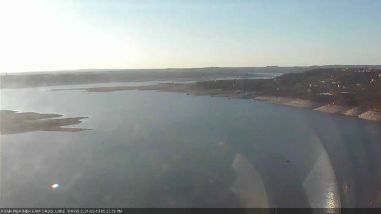 Lake Travis webcam, February 13, 2024 5:25 PM CT