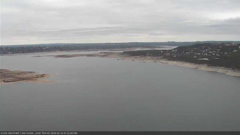 Lake Travis webcam, February 14, 2024 1:25 PM CT