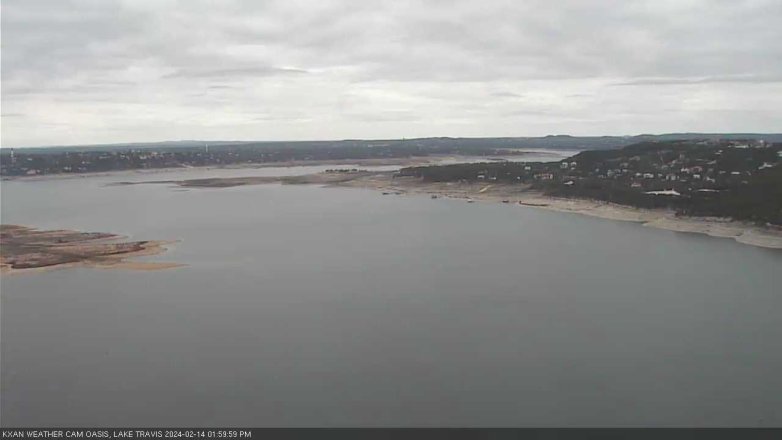 Lake Travis webcam, February 14, 2024 2:00 PM CT