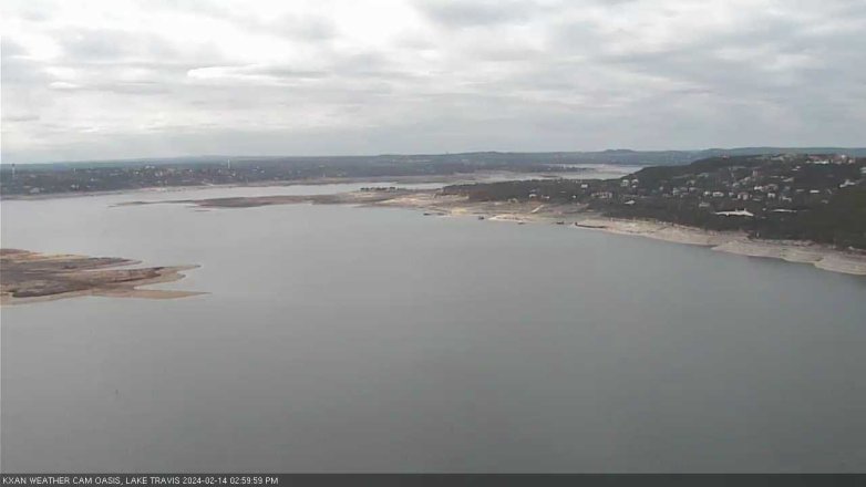 Lake Travis webcam, February 14, 2024 3:00 PM CT