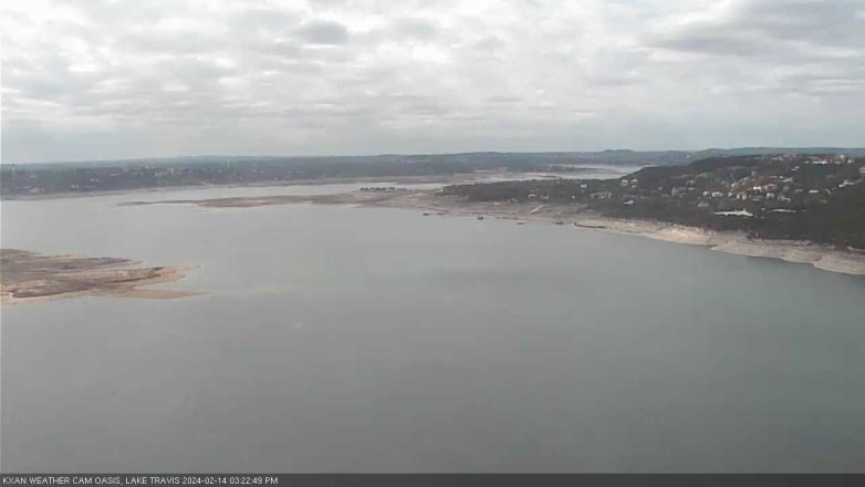 Lake Travis webcam, February 14, 2024 3:25 PM CT