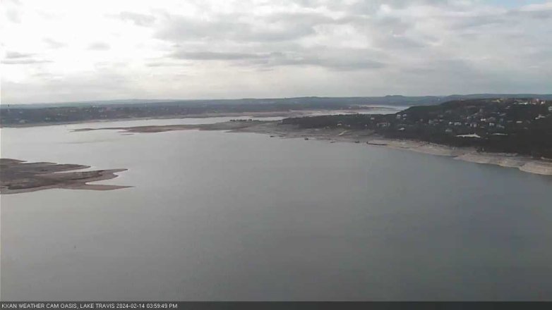 Lake Travis webcam, February 14, 2024 4:00 PM CT
