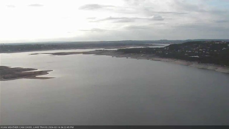 Lake Travis webcam, February 14, 2024 4:25 PM CT
