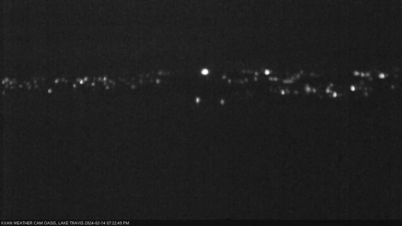 Lake Travis webcam, February 14, 2024 7:25 PM CT