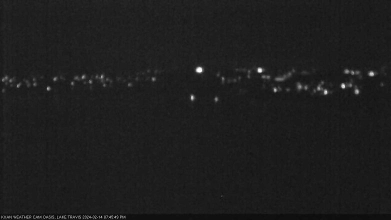 Lake Travis webcam, February 14, 2024 7:45 PM CT