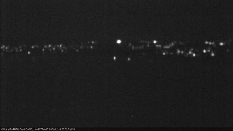 Lake Travis webcam, February 14, 2024 8:00 PM CT