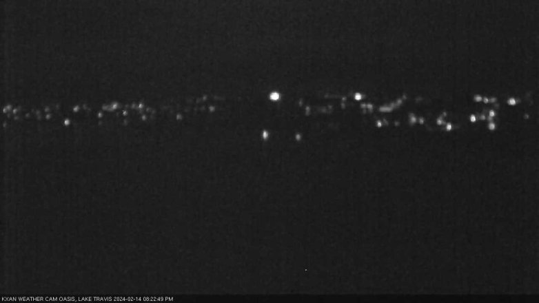 Lake Travis webcam, February 14, 2024 8:25 PM CT