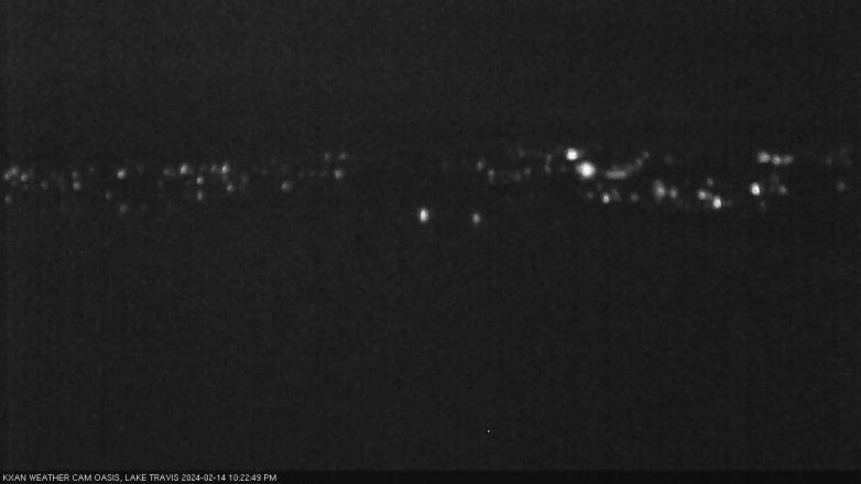 Lake Travis webcam, February 14, 2024 10:25 PM CT