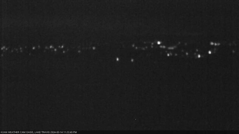 Lake Travis webcam, February 14, 2024 11:25 PM CT