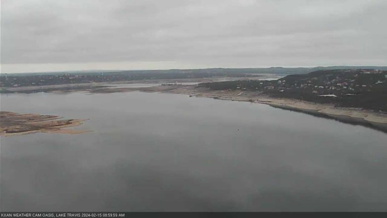 Lake Travis webcam, February 15, 2024 9:00 AM CT
