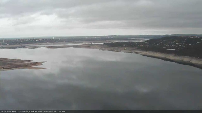 Lake Travis webcam, February 15, 2024 9:25 AM CT